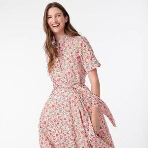 J. CREW Belted shirtdress in Liberty® Danjo floral